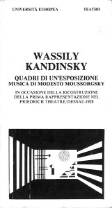 Kandinsky Bilder einer Ausstellung Programheft